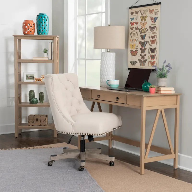 Bureau d'écriture Linon Elaine Driftwood