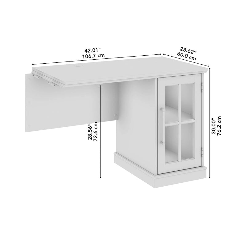 Retour de bureau Westbrook 42W avec rangement par Bush Furniture