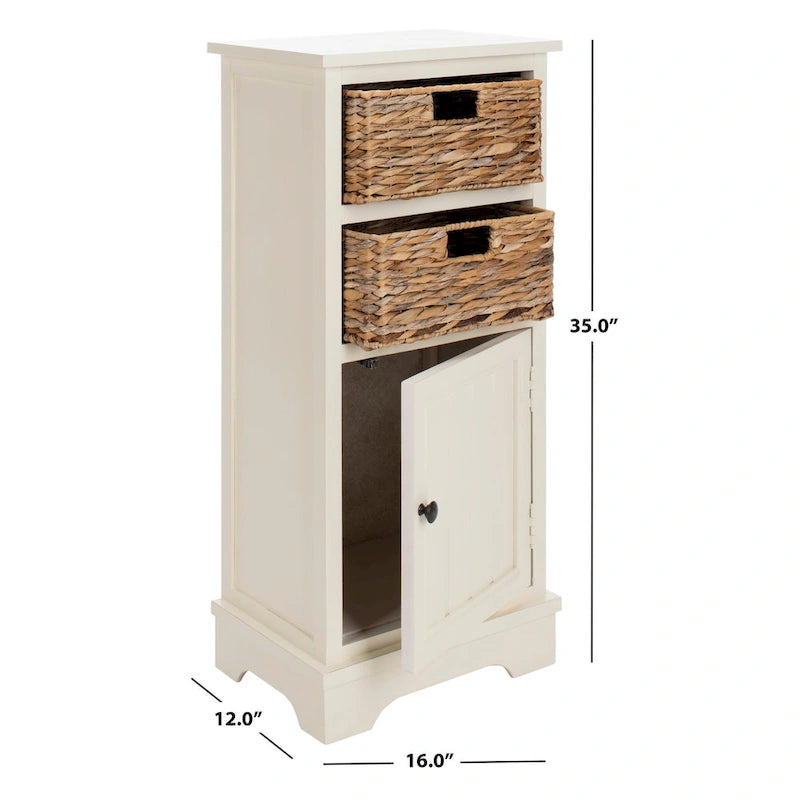 Meuble Distressed Blanc Golda SAFAVIEH