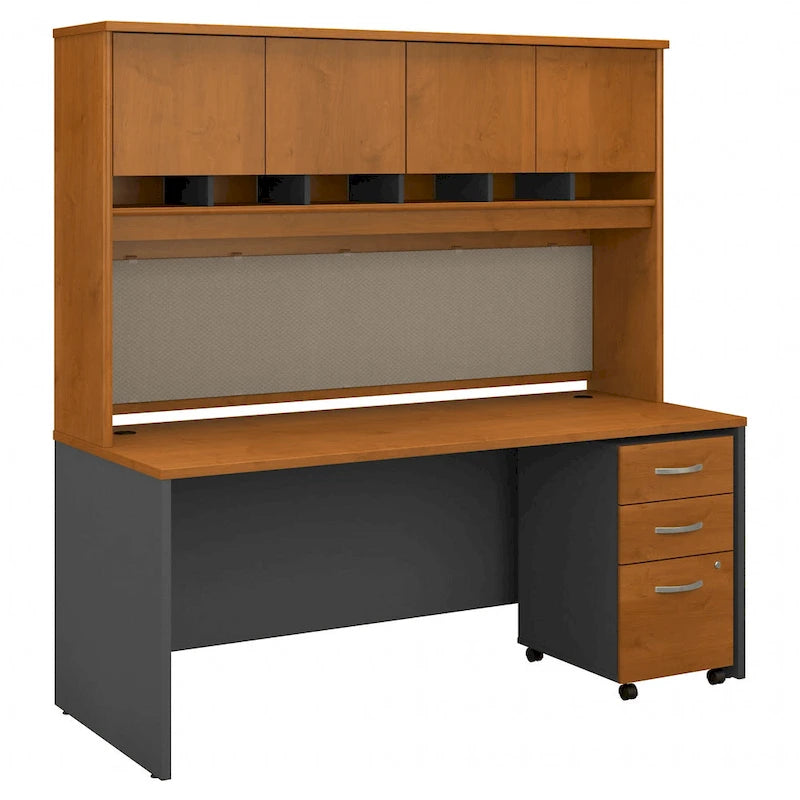Bureau 72 x 30 de la série C avec huche et tiroirs par Bush Business Furniture