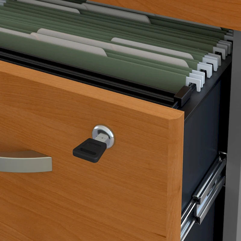 Bureau 72 x 30 de la série C avec huche et tiroirs par Bush Business Furniture
