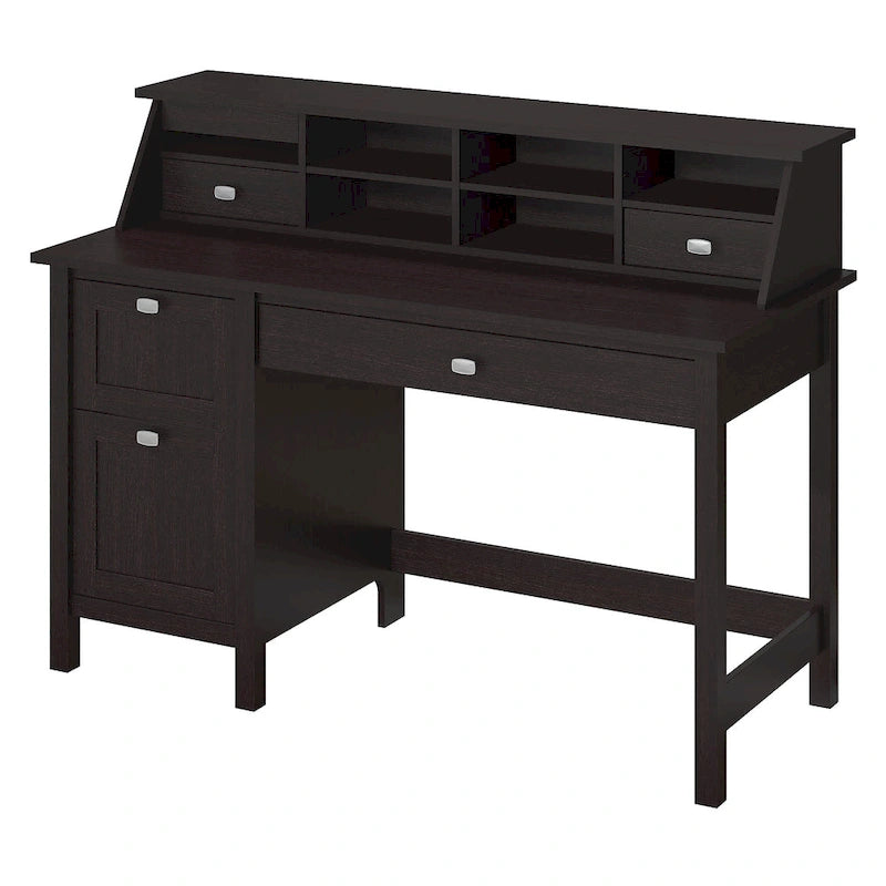 Bureau informatique Broadview 54W avec organisateur de bureau par Bush Furniture