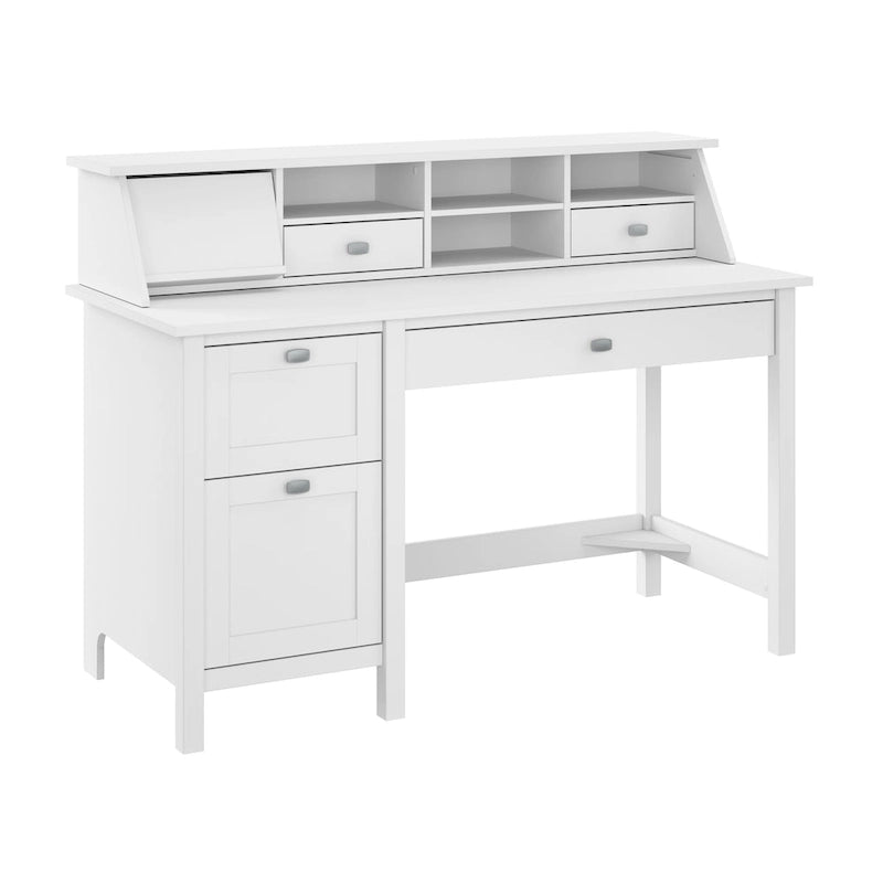 Bureau informatique Broadview 54W avec organisateur de bureau par Bush Furniture
