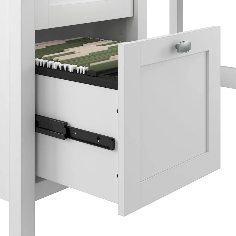 Bureau informatique Broadview 54W avec organisateur de bureau par Bush Furniture
