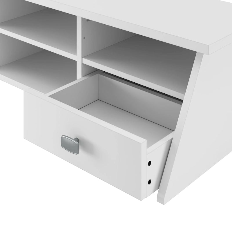 Bureau informatique Broadview 54W avec organisateur de bureau par Bush Furniture