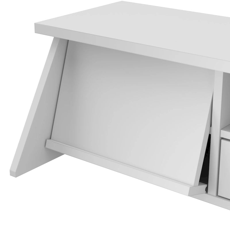 Bureau informatique Broadview 54W avec organisateur de bureau par Bush Furniture