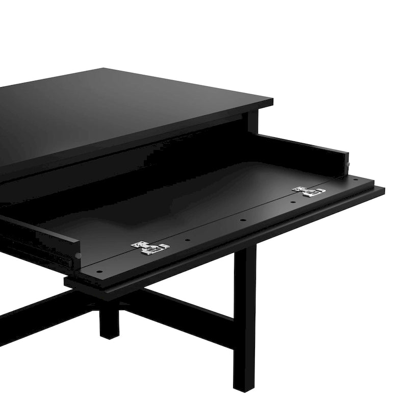 Bureau informatique Broadview 54W avec organisateur de bureau par Bush Furniture