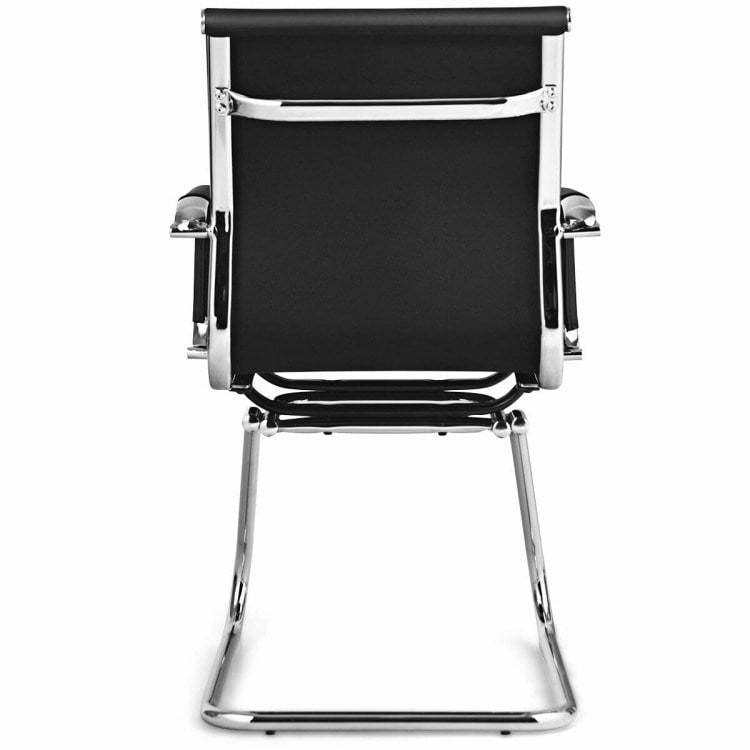 Ensemble de 2 chaises de conférence avec accoudoirs protecteurs