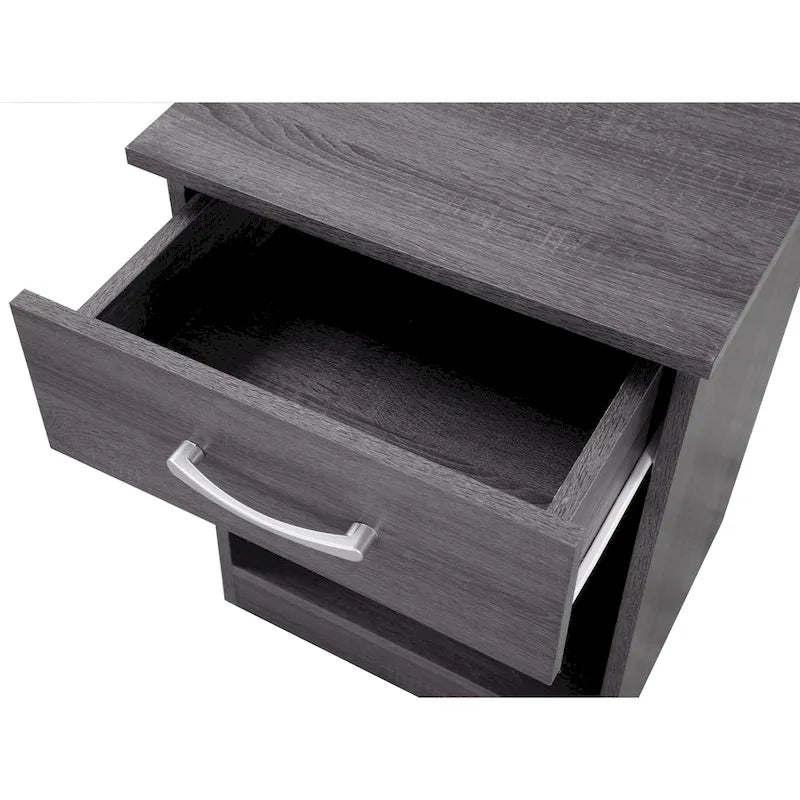 Table de chevet Lindsey à 1 tiroir (61 cm H x 46 cm L x 41 cm P)