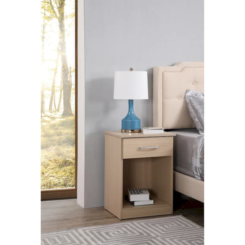Table de chevet Lindsey à 1 tiroir (61 cm H x 46 cm L x 41 cm P)