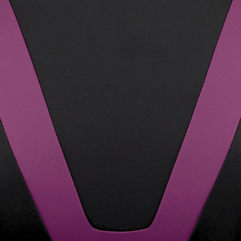 Chaise de jeu ergonomique de course avec dossier entièrement inclinable en similicuir rouge