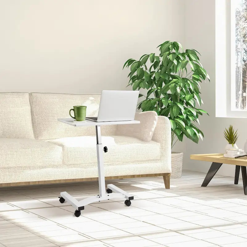 Chariot de bureau pour ordinateur portable à hauteur réglable avec plateau plein airLIFT Mobile