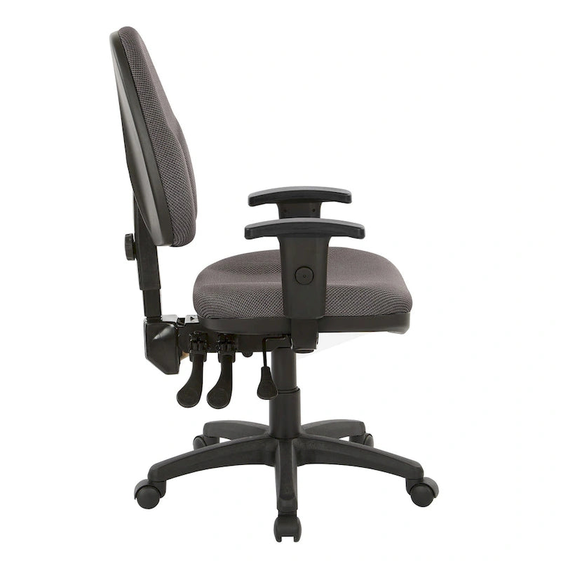 Chaise ergonomique multifonction avec hauteur de dossier réglable