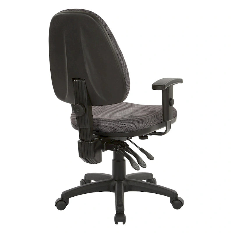 Chaise ergonomique multifonction avec hauteur de dossier réglable