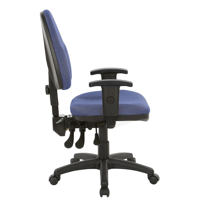 Chaise ergonomique multifonction avec hauteur de dossier réglable