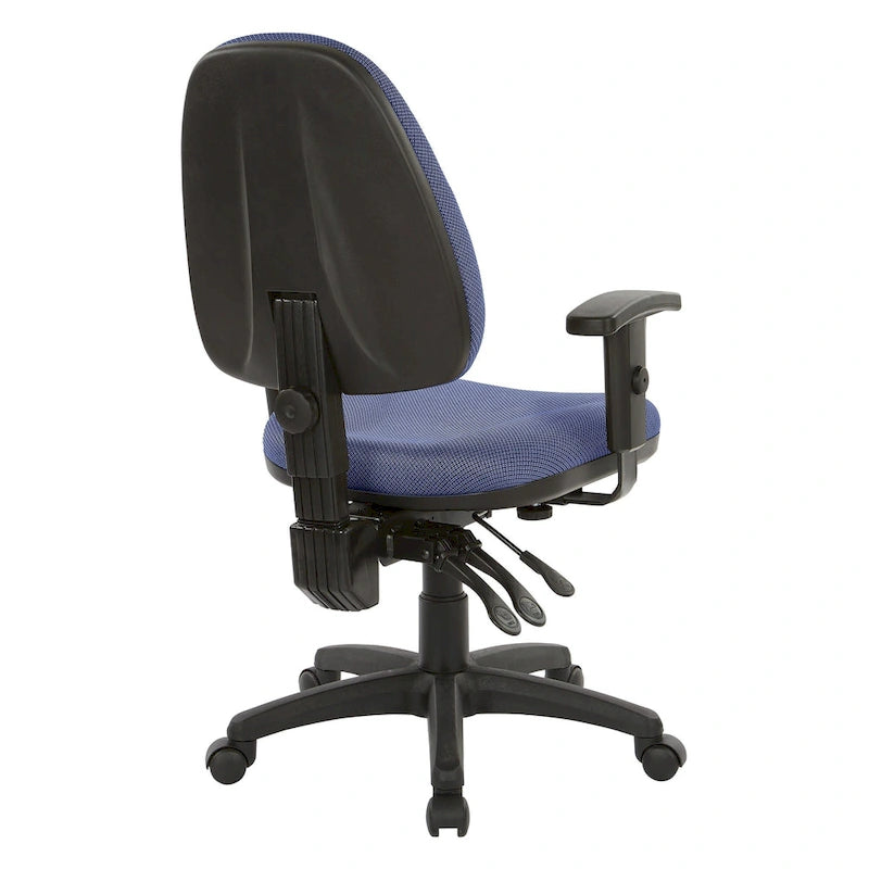 Chaise ergonomique multifonction avec hauteur de dossier réglable