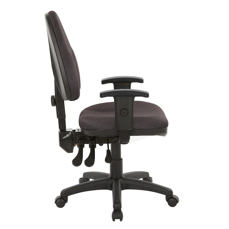 Chaise ergonomique multifonction avec hauteur de dossier réglable