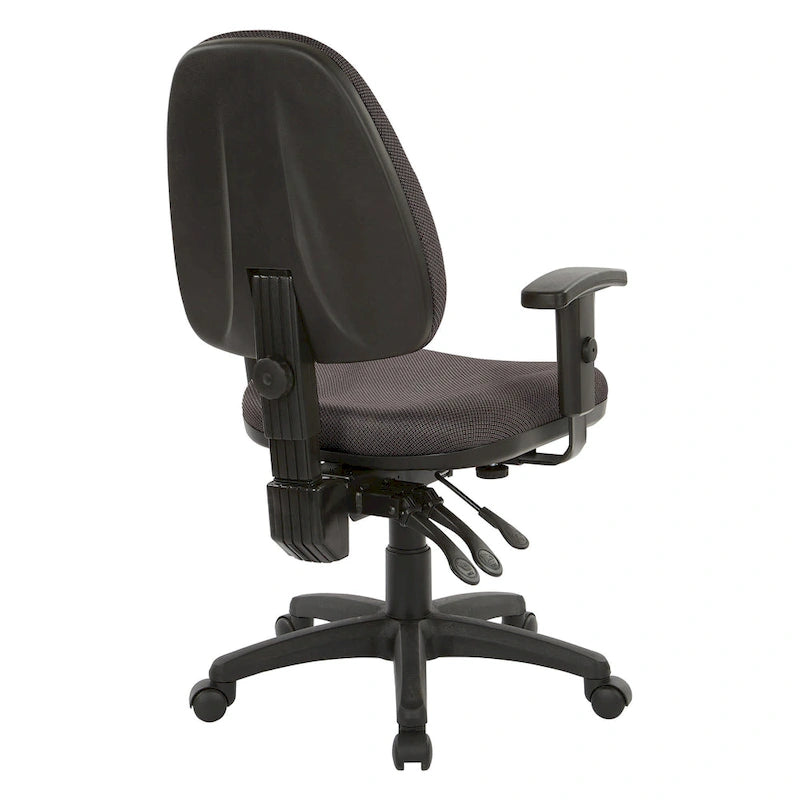 Chaise ergonomique multifonction avec hauteur de dossier réglable