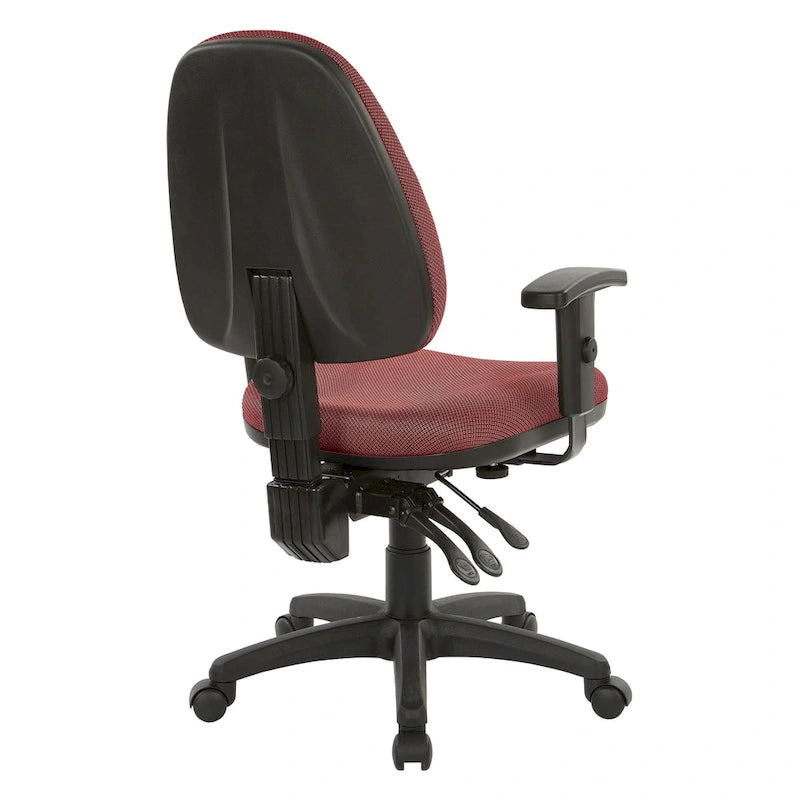 Chaise ergonomique multifonction avec hauteur de dossier réglable