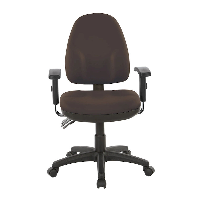 Chaise ergonomique multifonction avec hauteur de dossier réglable
