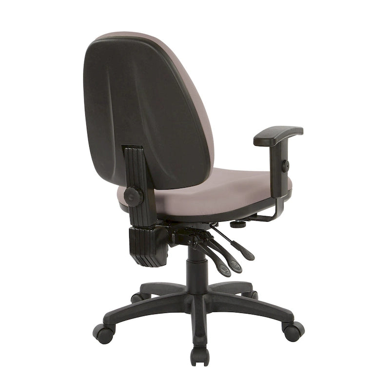 Chaise ergonomique multifonction avec hauteur de dossier réglable
