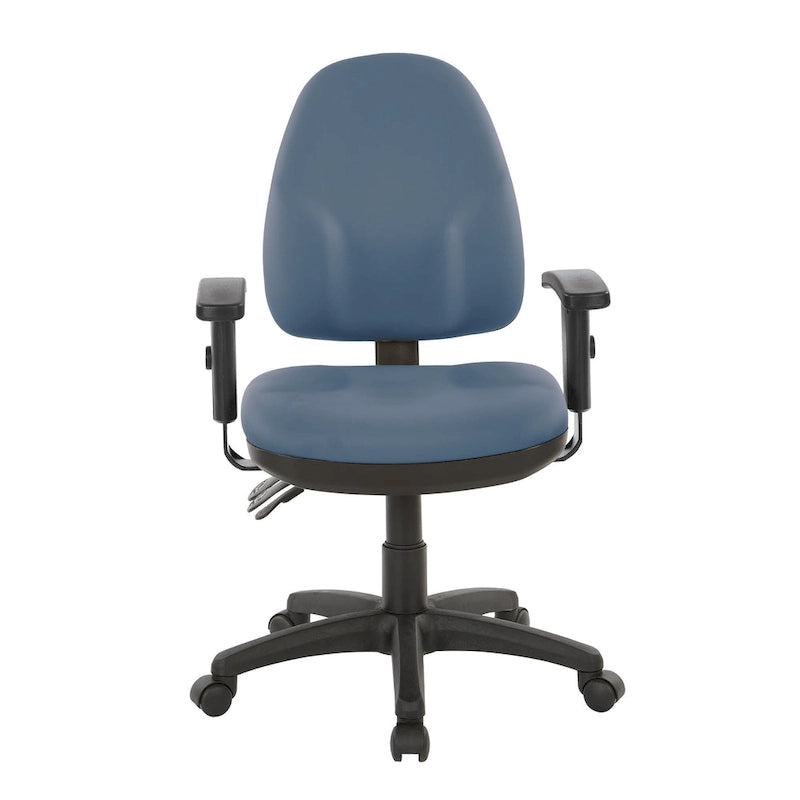 Chaise ergonomique multifonction avec hauteur de dossier réglable
