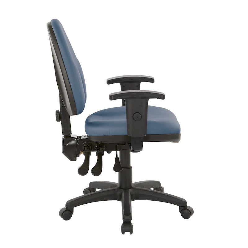 Chaise ergonomique multifonction avec hauteur de dossier réglable
