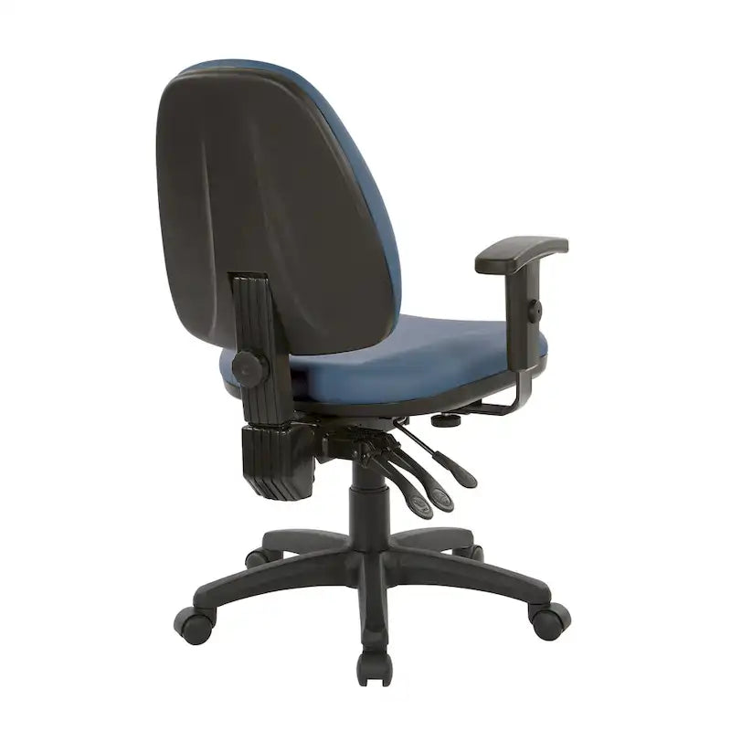 Chaise ergonomique multifonction avec hauteur de dossier réglable