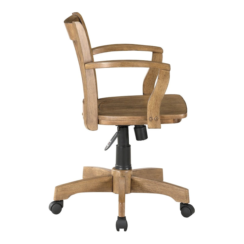 Chaise de banquier de luxe en bois