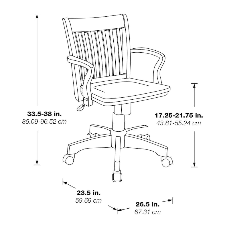 Chaise de banquier de luxe en bois