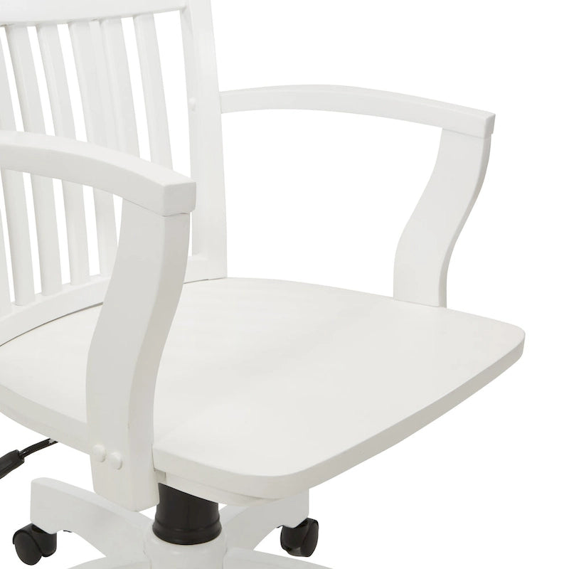 Chaise de banquier de luxe en bois