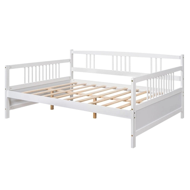 Lit de repos double en bois Merax