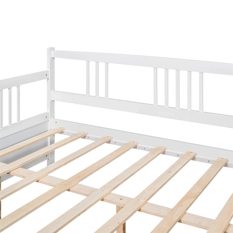 Lit de repos double en bois Merax