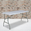 Table pliante en plastique de 1,51 m avec poignée – Table d'événement