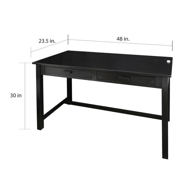 Bureau de travail Handley de Porch & Den avec tiroir latéral dissimulé