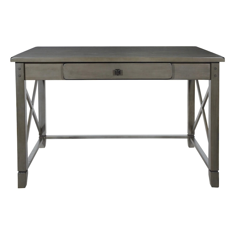 Bureau Hillsboro finition gris patiné