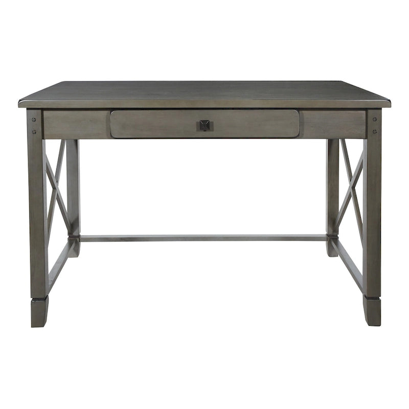 Bureau Hillsboro finition gris patiné