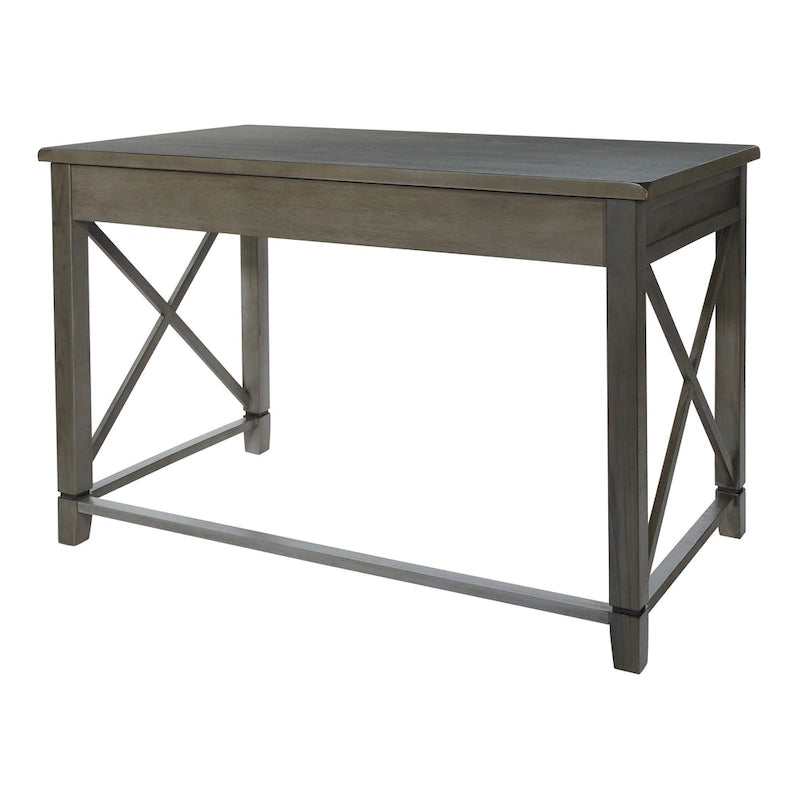 Bureau Hillsboro finition gris patiné