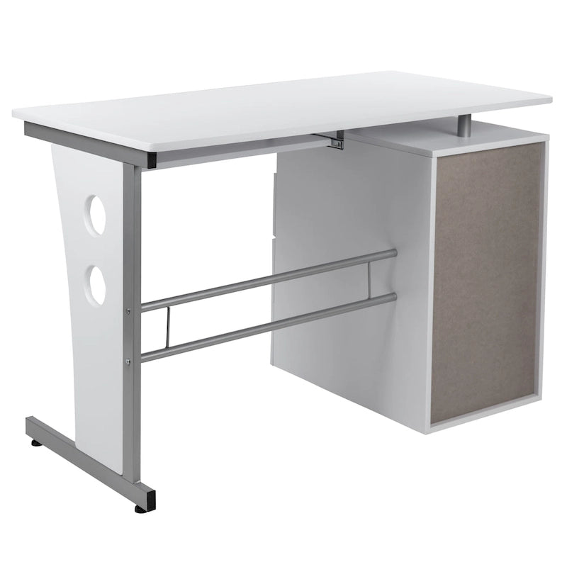 Bureau informatique 3 tiroirs avec tablette clavier