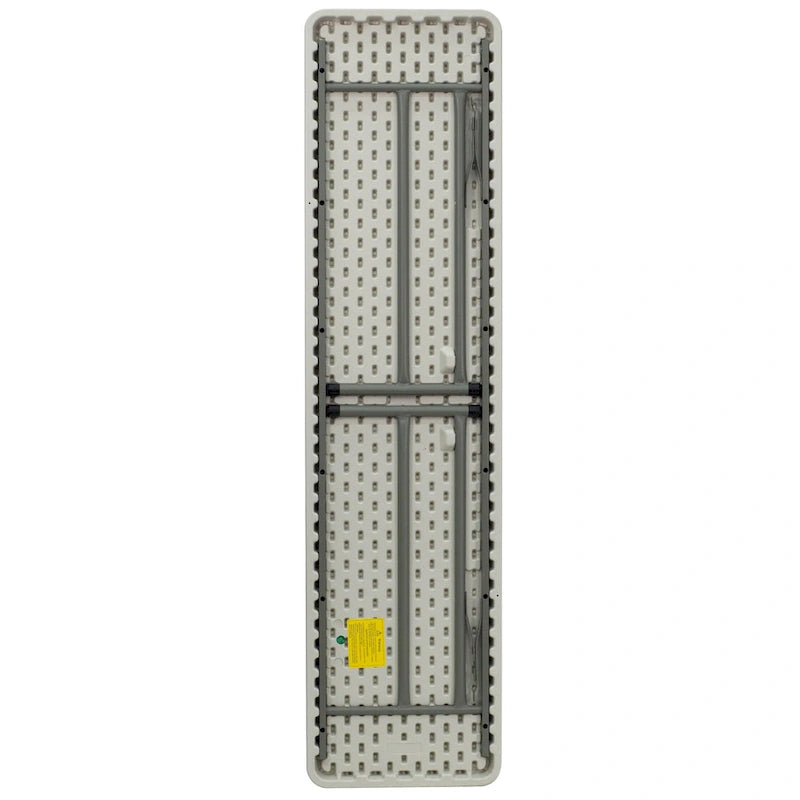 Table de formation pliable en plastique de 45,7 cm L x 182,9 cm P, surface blanche granitée