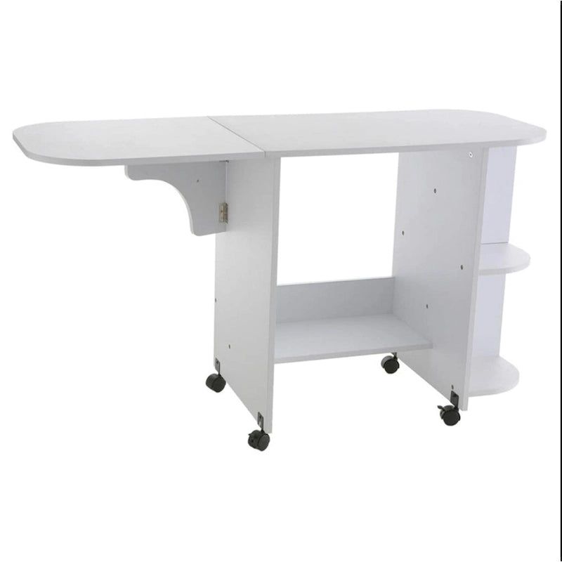 Table de couture pliante blanche SEI Furniture