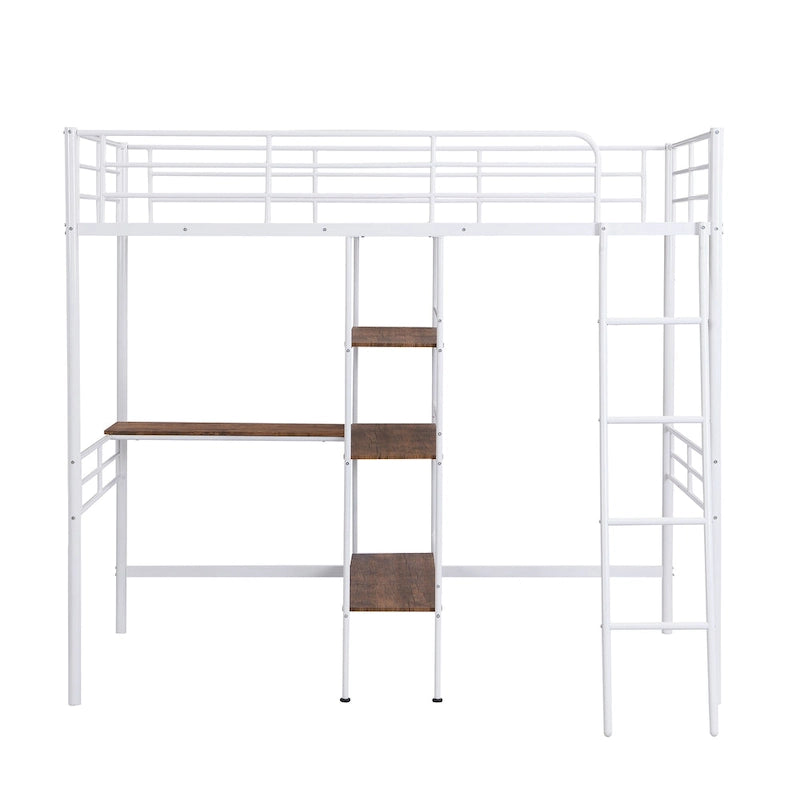 Lit mezzanine en métal double Lit mezzanine en métal double