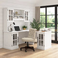 Bureau en L Westbrook 60 W avec huche et rangement de Bush Furniture