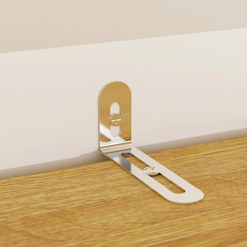 Placard penderie en bois avec tringle et tiroirs - Organiseur de rangement