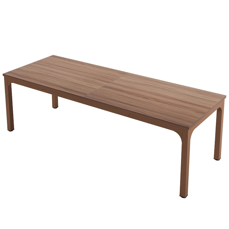 Table de conférence de séminaire d'affaires rectangulaire de 6,5 pieds