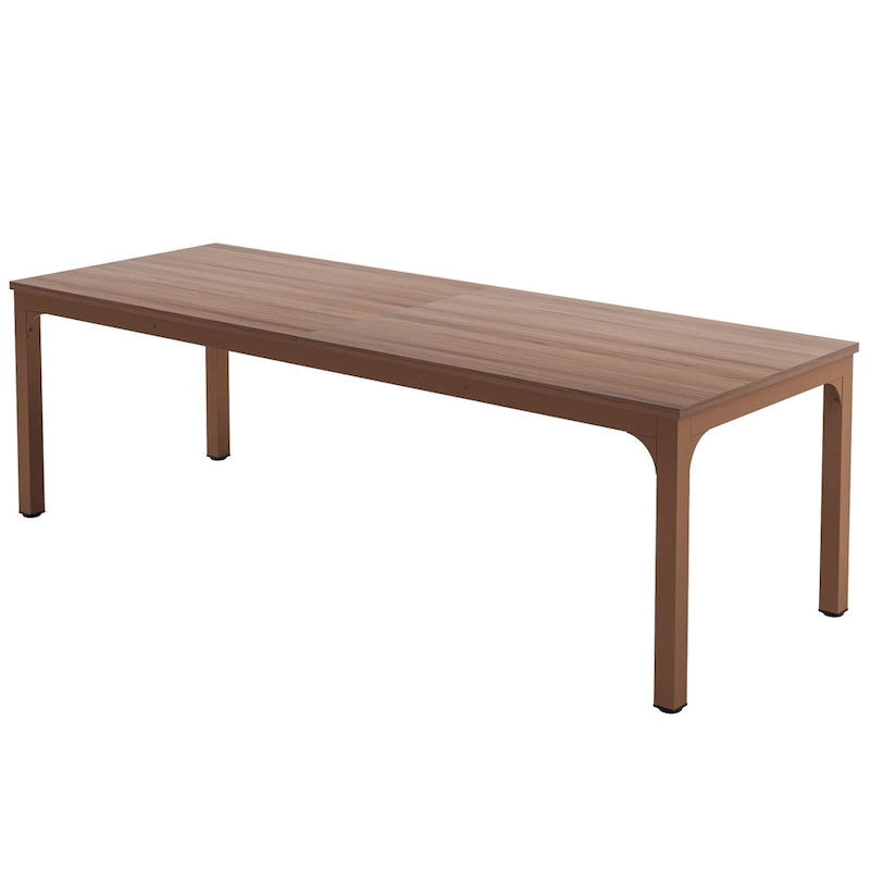 Table de conférence de séminaire d'affaires rectangulaire de 6,5 pieds