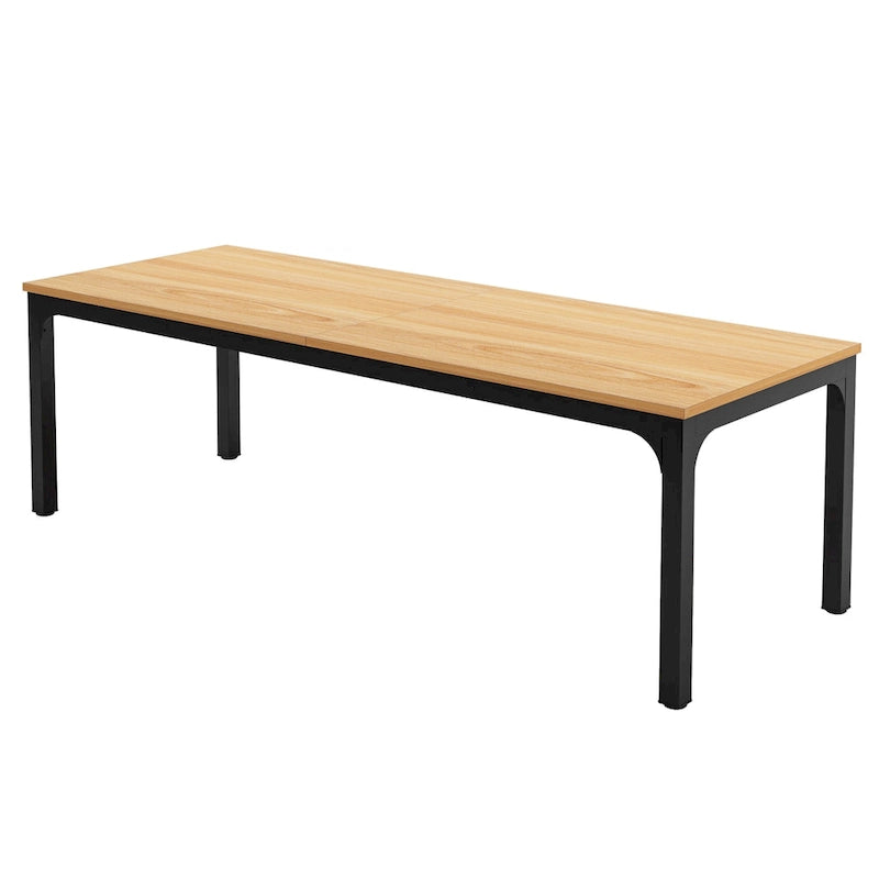 Table de conférence de séminaire d'affaires rectangulaire de 6,5 pieds