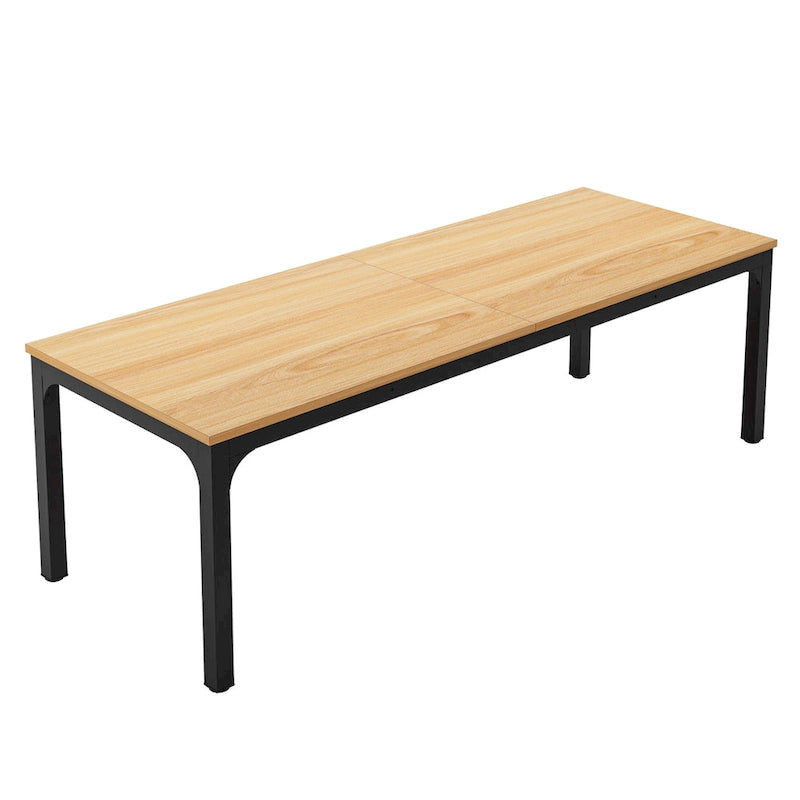 Table de conférence de séminaire d'affaires rectangulaire de 6,5 pieds