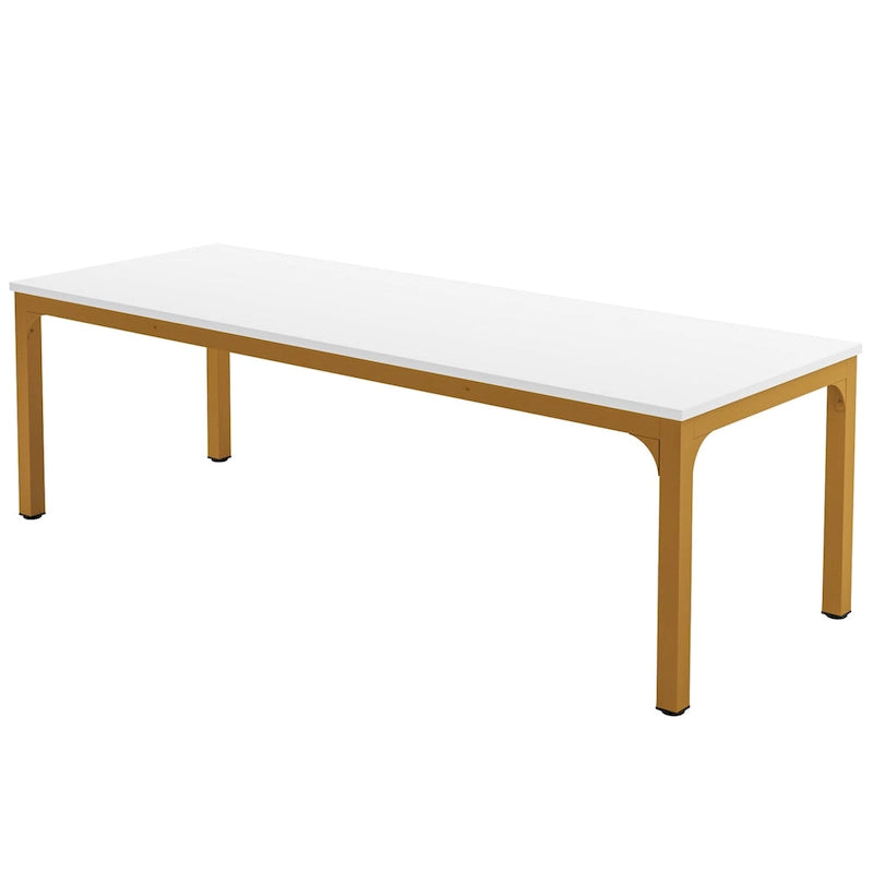 Table de conférence de séminaire d'affaires rectangulaire de 6,5 pieds