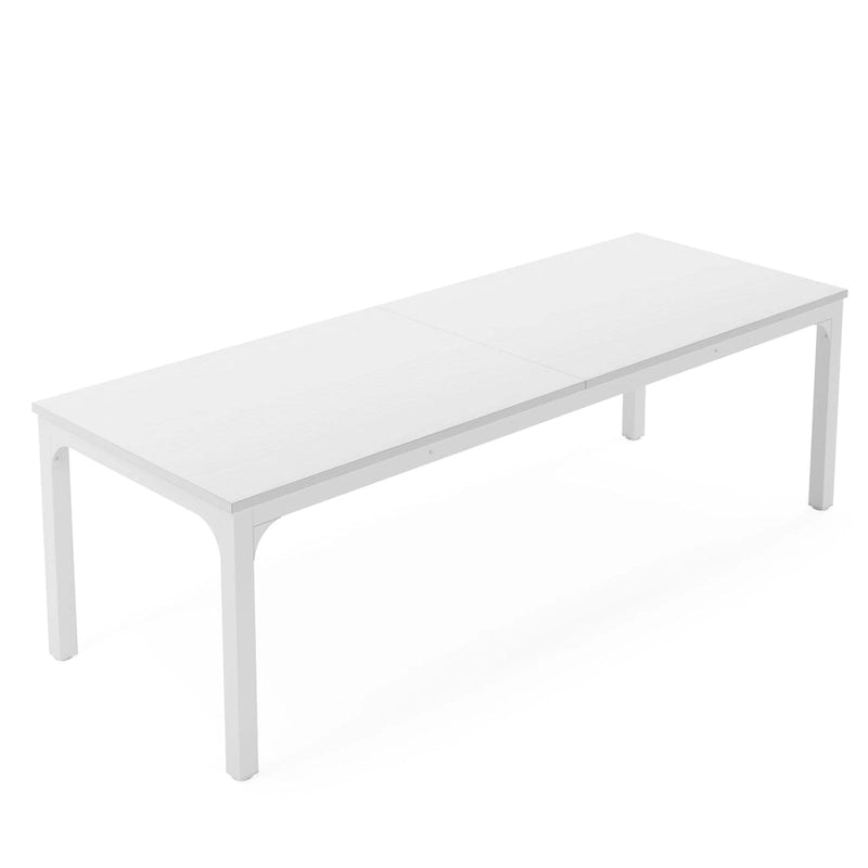 Table de conférence de séminaire d'affaires rectangulaire de 6,5 pieds
